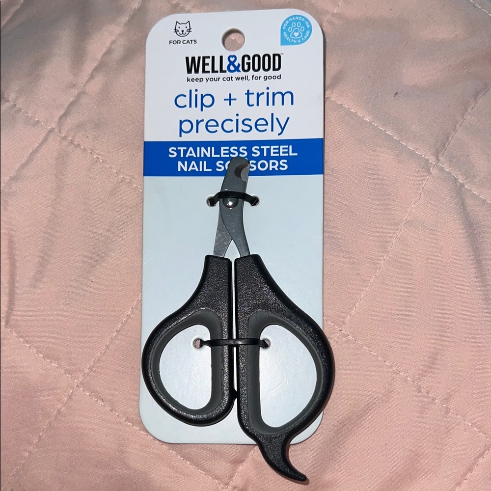 Well & Good Stainless Steel Nail Clippers for Cats